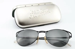Junior Gaultier By JPG Sunglasses 58-2173 Black Vintage 90s Japan +Metal Case - Picture 1 of 10