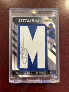 Josh Lindblom Certified Autograph Signature Jersey Card - Picture 1 of 1