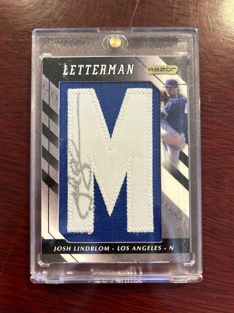 Josh Lindblom  Certified Autograph Signature Jersey Card - Image 1 of 1
