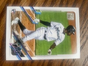 2021 Topps Royal Blue Jazz Chisholm #538 Rookie RC