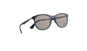 Ray-Ban RX 7116 Eyeglasses 53mm Shiny Transparent Blue w/Demo Lens 8017 RX7116 - Picture 1 of 1