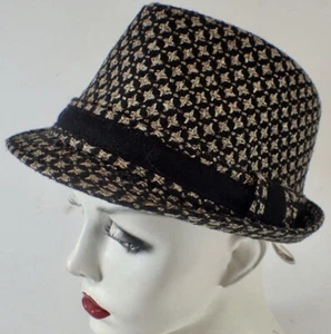 Fedora Black SCALA Fedora Hat Size “One Size”. Fits Like a S/M Beautiful Piece - Picture 1 of 7