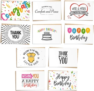 120 All Occasion Cards Assortment - Thank You, Birthday, Sympathy, Baby Showe... - Picture 1 of 1