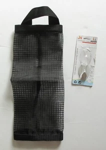 Hanging Black Mesh Plastic Bag Holder Dispenser - Picture 1 of 1