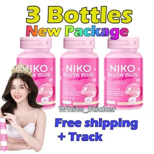3X Suplemento Dietético Niko Gluta Plus Iluminar Piel Reducir Envejecimiento Mancha Oscura - Imagen 1 de 9