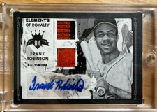 2016 Frank Robinson Panini Diamond Kings Elements Of Royalty Auto Patch 1/1