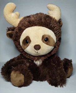 Aurora World Brown Sloth Lil Mo Wannabe Moose Plush Stuffed Animal 8.5" HTF - Picture 1 of 10