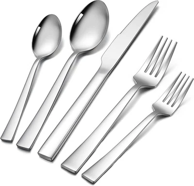 Elegantes 20-teiliges Edelstahl Besteckset für 4 Personen – Poliert & Rostfrei - Bild 1 von 4