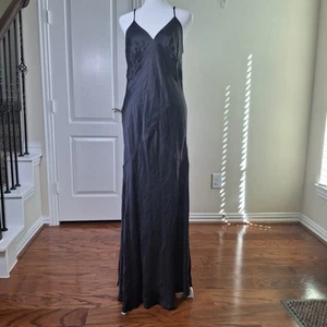 VTG Victorias Secret Slip Dress Large Maxi Silk Babydoll Satin Lingerie Y2k 90s - Picture 1 of 18
