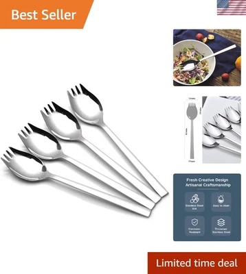 Кемпинг и каждый день 4-Pack из нержавеющей стали Sporks - прочный и легкий дизайн - Изображение 1 из 4