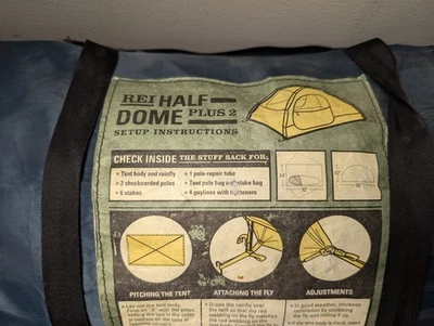 REI Half Dome Plus 2 Tenda - Zaino 2 Persone Campeggio Escursionismo Usato - Immagine 1 di 4
