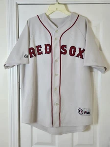Vintage Majestic Nomar Garciaparra Boston Red Sox White Jersey Men's Size XL - Picture 1 of 5