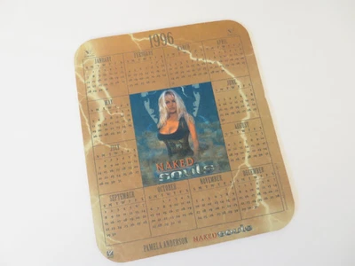 *RARE* 1996 PROMO Mousepad Calendar Pamela Anderson NAKED SOULS Erotic Thriller - Image 1 of 4
