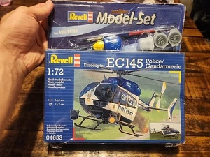 REVELL 1:72 KIT ELICOTTERO EUROCOPTER EC145 POLICE / GENDARMERIE 14,5 cm 04653 - Picture 1 of 4