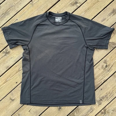 KUIU Peloton 130 Short Sleeve Crew T Shirt Gray Mens Size XL - Image 1 of 4