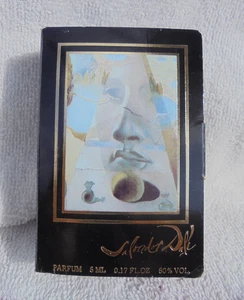 Salvador Dali Perfume Black Glass Nose and Lips .17 oz Bottle in the Box . - Picture 1 of 9