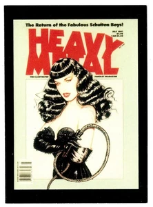 Imágenes de cómic Betty Page 1991 Heavy Metal (ex-mt) #89 Olivia art (B) - Imagen 1 de 2