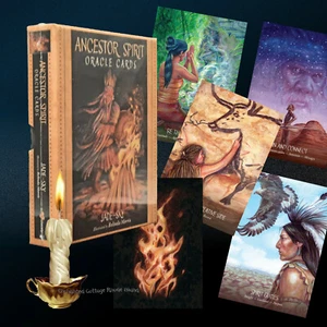 TARJETAS ORÁCULO ESPÍRITU ANTEPASADO Sabiduría, Apoyo a la Verdad + Guía de Jade Sky - Imagen 1 de 10