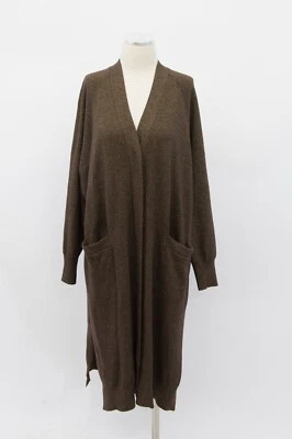 NWT$5065 Brunello Cucinelli Women Cashmere-Silk Shiny Lurex Knit Overcoat M A191 - Image 1 of 4