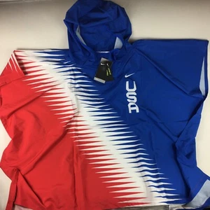 Nike Team USA Marathoner Running Windcheater Rain Poncho Jacket S/M CV0431-657 - Picture 1 of 7