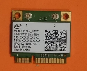 Karte Rot Wifi Drahtlose Sony Vaio VGN-FW11E R VGN-FW11M R VGN-FW11ZU VGN-FW11S - Bild 1 von 1