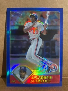 VLADIMIR GUERRERO 2003 TOPPS CHROME BLUE REFRACTOR CARD 73 EXPOS /699 - Picture 1 of 2