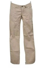 JECKERSON pantalone jeans donna estivo cotone casual skinny vita bassa beige 29