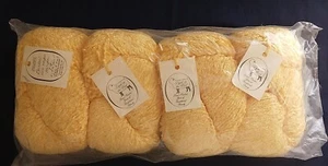NEU 4er-Pack gefärbt in der Wolle ""Butter"" 100 % Rayongarn  - Bild 1 von 4