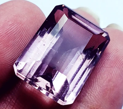 Brown Topaz Emerald Shape 38.30 Ct Loose Gemstone With Certificate - Image 1 of 4