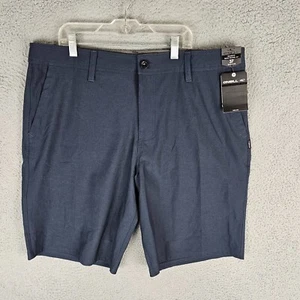 O'Neill Hybrid Board Shorts Men's 37 Blue Stretch Below The Knee 21" Relaxed Fit - Picture 1 of 11