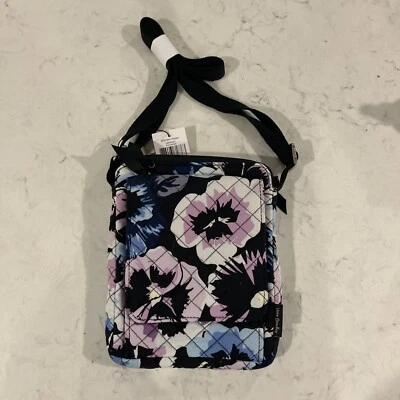 Cartera Bandolera Vera Bradley Ciruela Pensamientos Mini Hipster Con Protección RFID... Foto 1 de 4