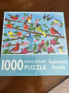 New Sealed - Feathered Friends Bird Jigsaw Puzzle 1000 Piece - Picture 1 of 2