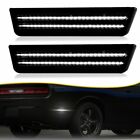 For Dodge Challenger Charger 2011-2014 Smoked LED Rear Side Bumper Marker Lights Dodge Challenger