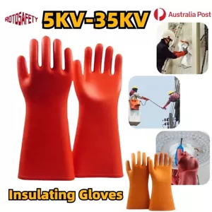 ROTOSAFETY Electrical Insulating Gloves Work Safety Waterproof High Voltage 35KV - Bild 1 von 17
