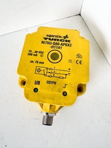 TURCK Ni75U-Q80-AP6X2-H1141 1625855 Inductive sensor PNP # EL06 - Picture 1 of 6