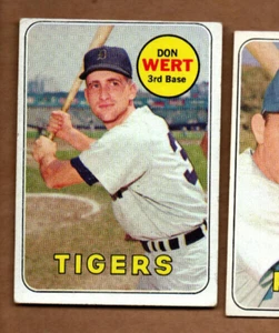 1969 Topps #443 Don Wert Detroit Tigers - Picture 1 of 3