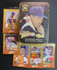 1995 Classic Nolan Ryan Cooperstown Collection Embossed Metal 5 Card Tin