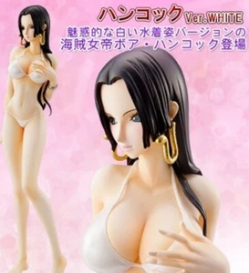 Figura One Piece Boa Hancock Edición Limitada Mega House POP Ver. Blanco Japón - Imagen 1 de 7
