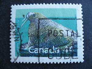 Canada mammals Ut 1171c walrus the rarer perf 13.8 x 13.1 issue used