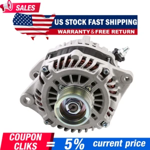 Alternator For 3.5 3.5L Nissan Altiam 07-13 Maxima 09-13 Murano 09 10-12 Quest - Picture 1 of 24