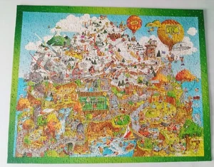Springbok Mountainside Park Jigsaw Puzzle Bob Martin 1970s 1000 PC COMPLETE - Picture 1 of 10