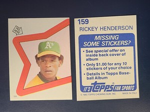 1983 Topps Baseball Stickers Complete Your Set You Pick Choose #111 - 220