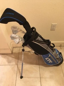 KVV Blue 5 Piece High Launch 11-13 Year Old Jr Golf Set + Stand Bag - Picture 1 of 8