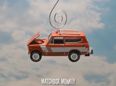 1979 International Harvester Scout II Custom Christmas Ornament 1/64 Hard Top - Image 1 of 4