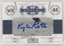 2010 Playoff National Treasures Souvenir Cuts /88 Kyle Rote #11 Auto