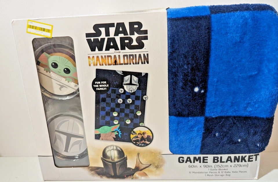 Star Wars Mandalorian Game Blanket 60x90 in Baby Yoda