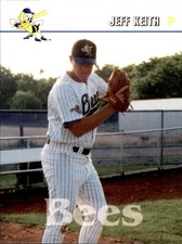 1995 Burlington Bees Team Issue #7 Jeff Keith Troy New York NY Baseball Card