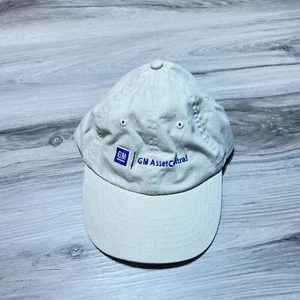 General Motors GM Asset Central Strap Back Hat Cap Beige Adjustable EUC - Picture 1 of 3