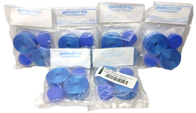 6 Benotto fita guidão azul texturizada pacote barra violoncelo bicicleta vintage nova cinta - Imagem 1 de 4