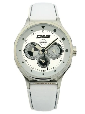 D&G Dolce & Gabbana Men's DW0212 Multifunction Sports Watch with White Dial — 第 1/4 张图片